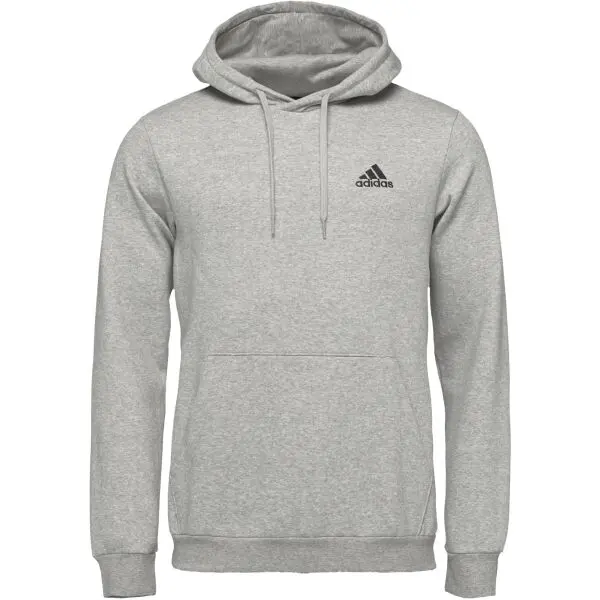 adidas adidas ESSENTIALS FLEECE Мъжки суитшърт, сиво, размер XXL