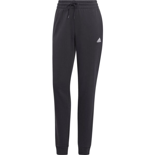 adidas adidas ESSENTIALS LINEAR FRENCH TERRY CUFFED Дамски спортен панталон, черно, размер