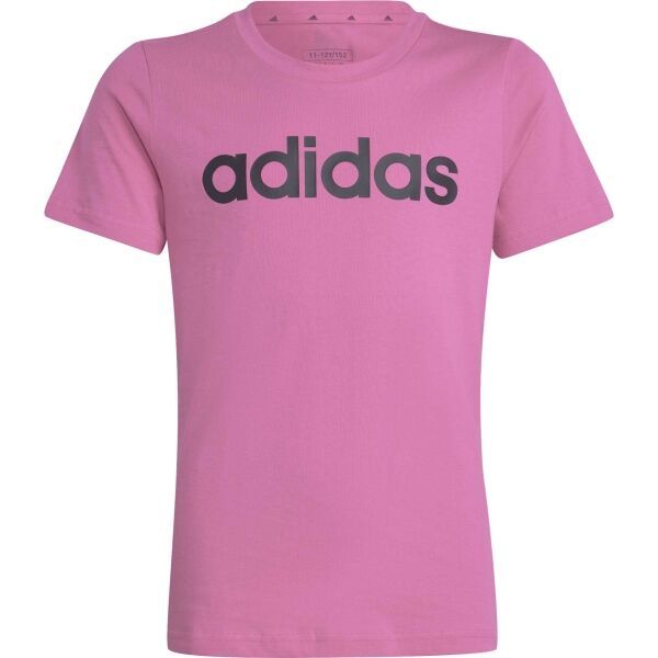 adidas adidas ESSENTIALS LINEAR LOGO T-SHIRT Тениска за момичета, розово, размер