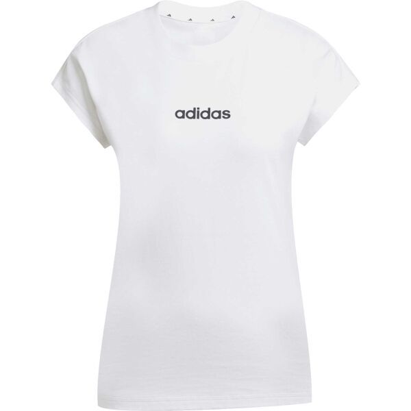 adidas adidas ESSENTIALS LINEAR SINGLE Дамска тениска, бяло, размер