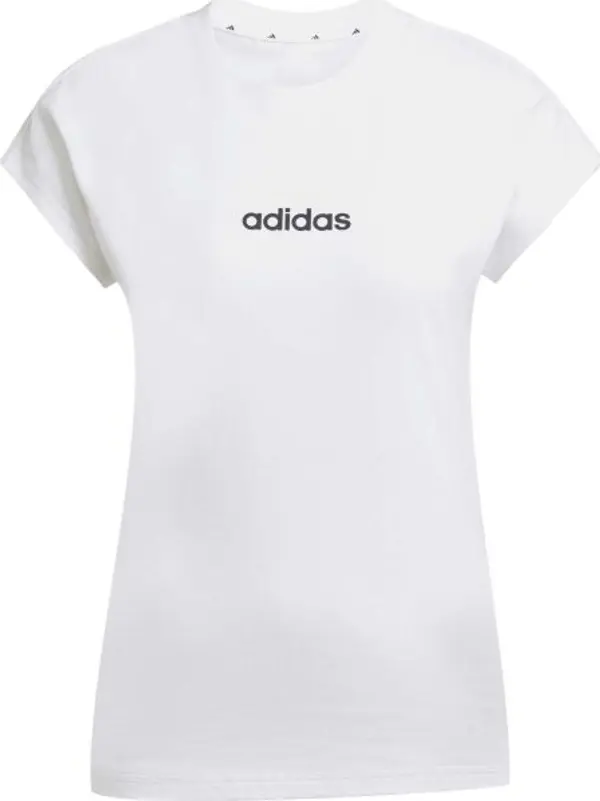 adidas adidas ESSENTIALS LINEAR SINGLE Дамска тениска, бяло, размер
