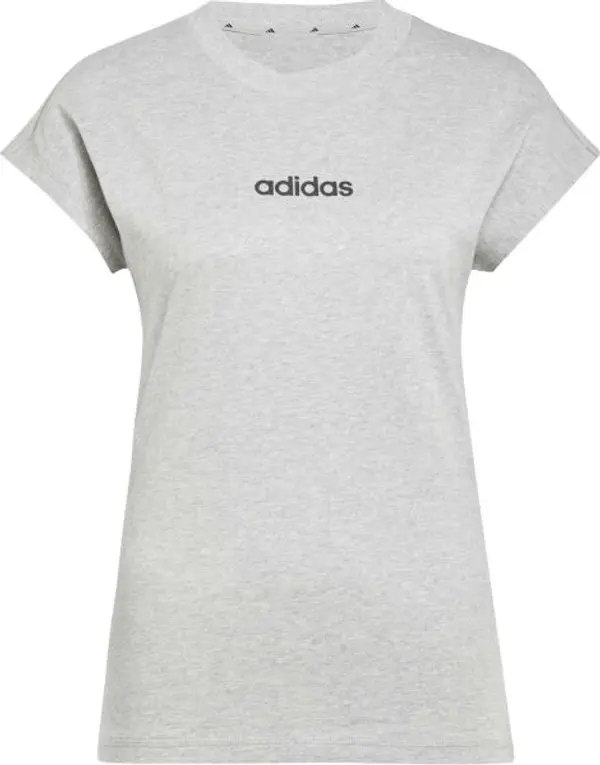 adidas adidas ESSENTIALS LINEAR SINGLE Дамска тениска, сиво, размер