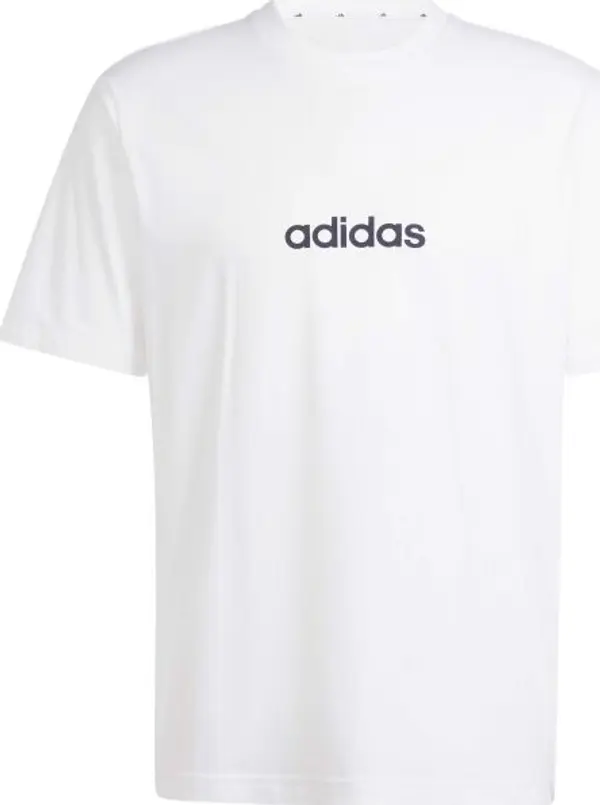 adidas adidas ESSENTIALS LINEAR SINGLE JERSEY Мъжка тениска, бяло, размер