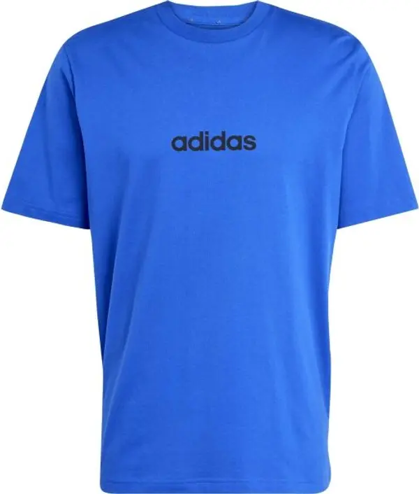 adidas adidas ESSENTIALS LINEAR SINGLE JERSEY Мъжка тениска, синьо, размер XXL