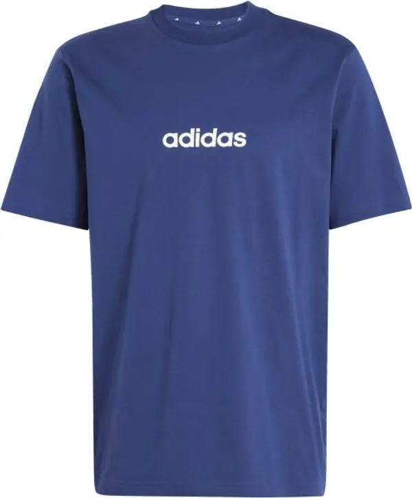 adidas adidas ESSENTIALS LINEAR SINGLE JERSEY Мъжка тениска, тъмносин, размер