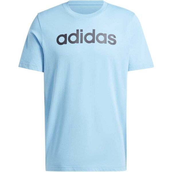 adidas adidas ESSENTIALS SINGLE JERSEY LINEAR Мъжка тениска, светлосиньо, размер
