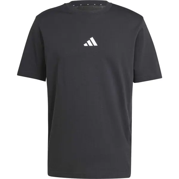 Adidas adidas ESSENTIALS SMALL LOGO Мъжка тениска, черно, размер XXXL