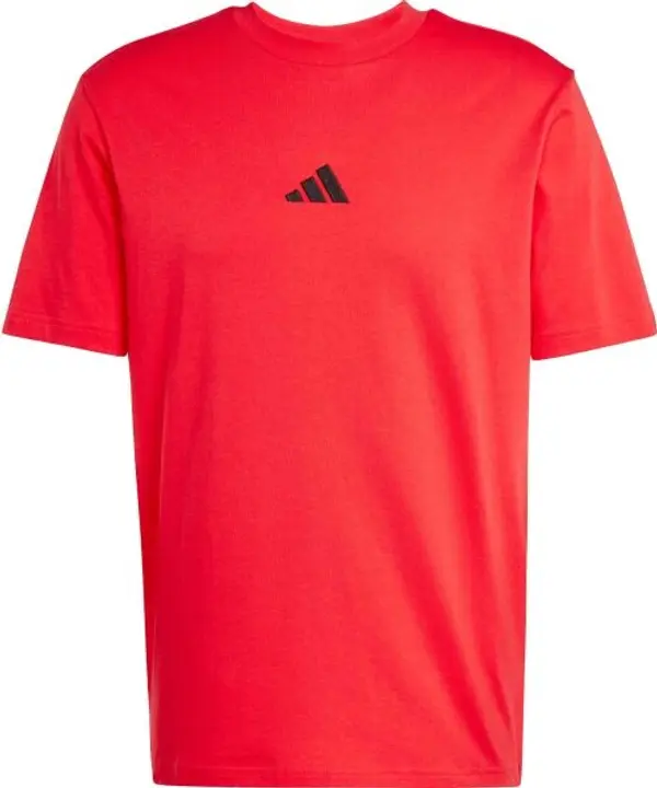 adidas adidas ESSENTIALS SMALL LOGO Мъжка тениска, червено, размер