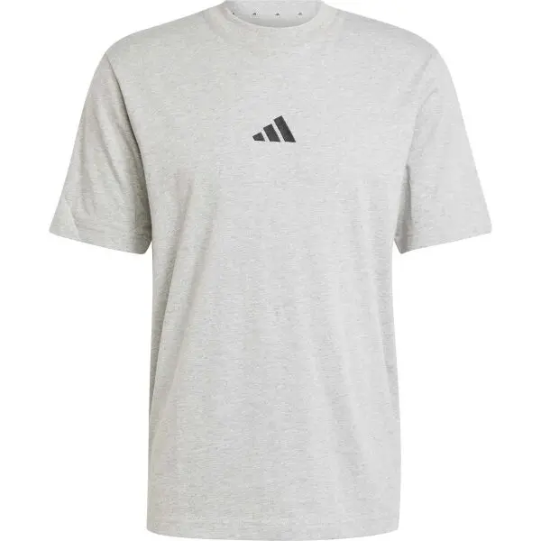 adidas adidas ESSENTIALS SMALL LOGO Мъжка тениска, сиво, размер