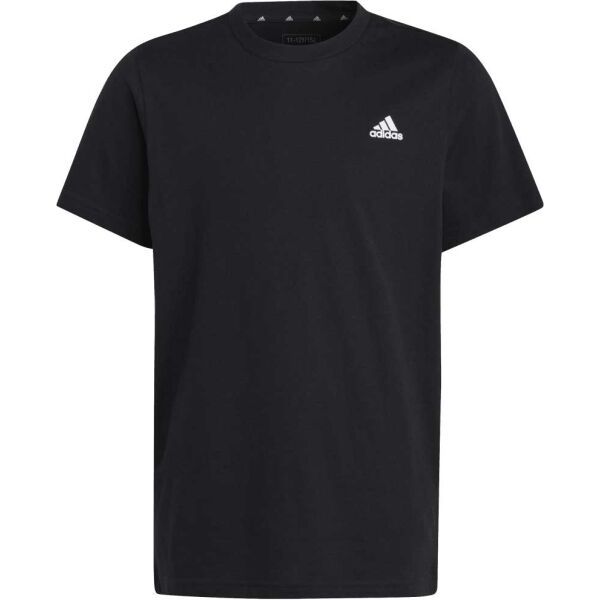 adidas adidas ESSENTIALS SMALL LOGO TEE Детска тениска, черно, размер