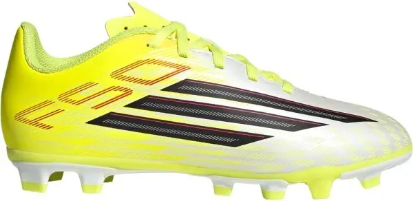 adidas adidas F50 CLUB FG/MG J Детски футболни бутонки, бяло, размер
