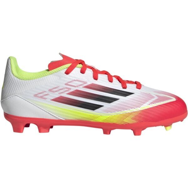 adidas adidas F50 LEAGUE FG/MG J Детски футболни бутонки, бяло, размер