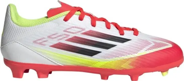 adidas adidas F50 LEAGUE FG/MG J Детски футболни бутонки, бяло, размер