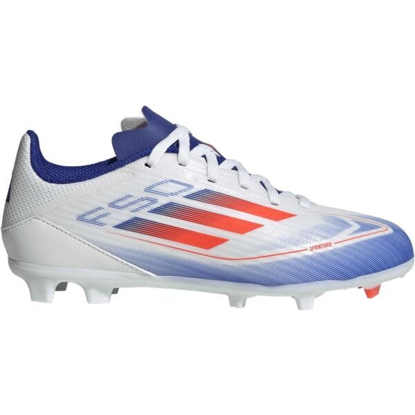 adidas adidas F50 LEAGUE FG/MG J Детски футболни бутонки, бяло, размер