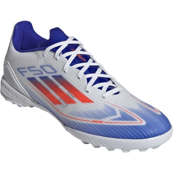 adidas adidas F50 LEAGUE TF Мъжки футболни обувки, бяло, размер 43 1/3