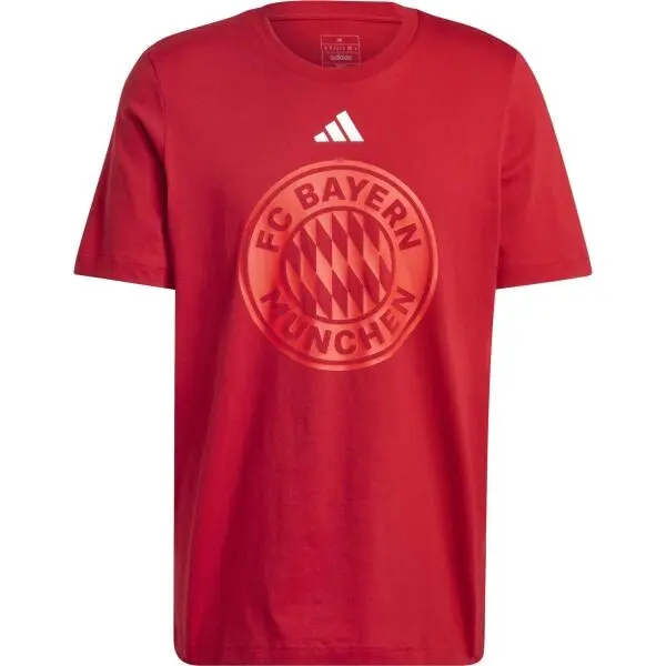 adidas adidas FC BAYERN DNA GRAPHIC Мъжка тениска, червено, размер