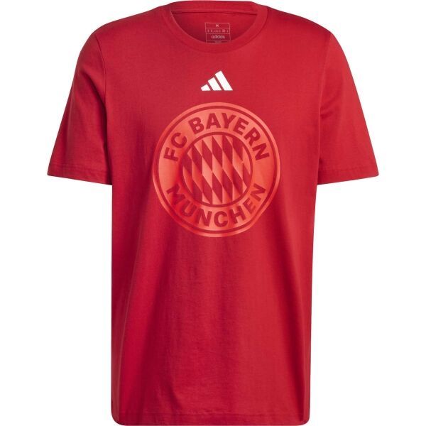 adidas adidas FC BAYERN DNA GRAPHIC Мъжка тениска, червено, размер