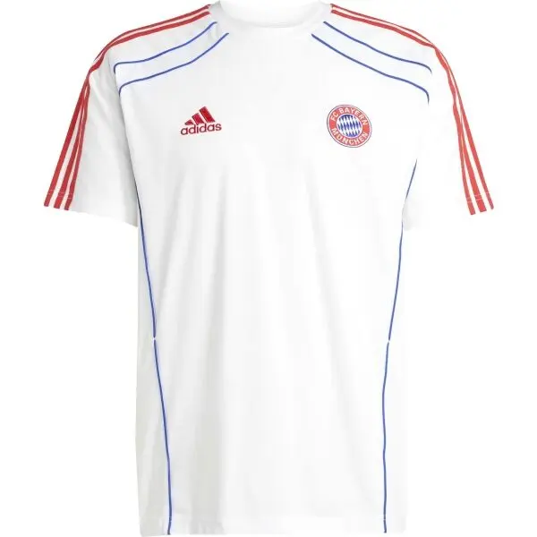 Adidas adidas FC BAYERN Мъжка футболна фланелка, бяло, размер