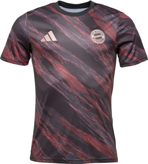 adidas adidas FC BAYERN PRESHI Мъжка спортна тениска, тъмносиво, размер
