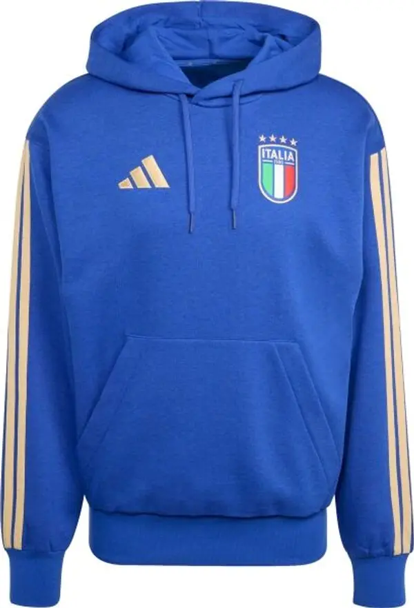 adidas adidas FIGC DNA FL HD Мъжки суитшърт, синьо, размер