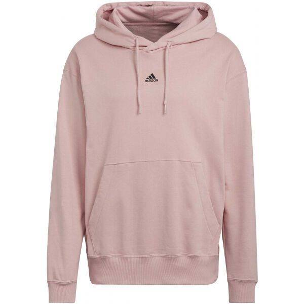 adidas adidas FV HOODY Мъжки суитшърт, розово, размер