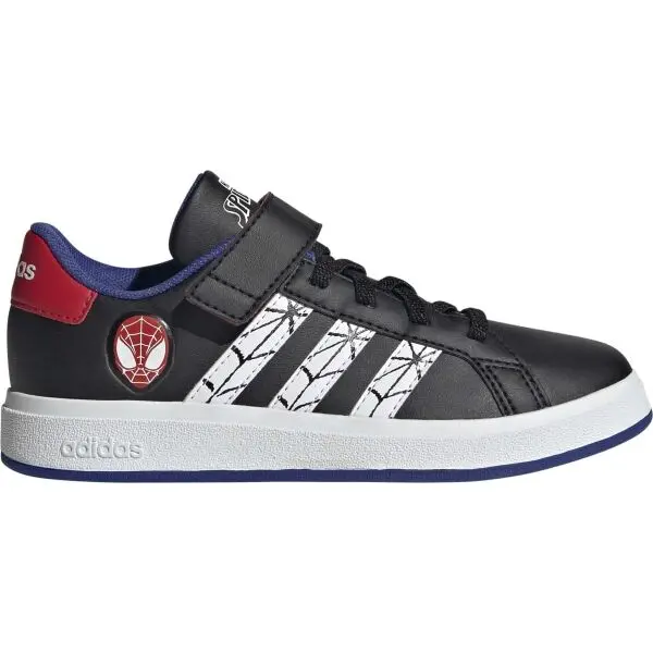 Adidas adidas GRAND COURT SPIDER-MAN EL K Детски обувки за свободното време, черно, размер 37 1/3
