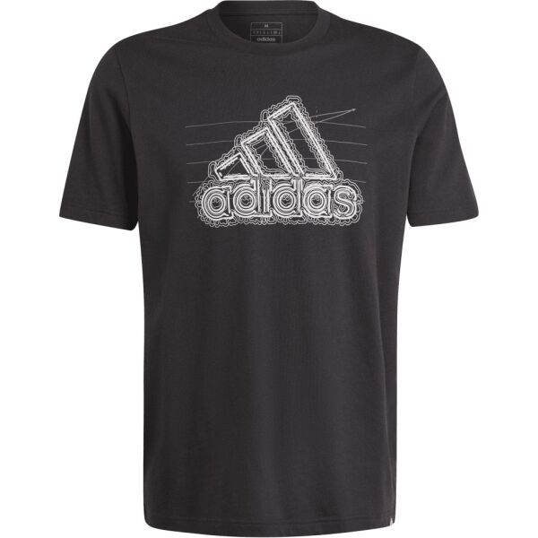 adidas adidas GROWTH BOSS TEE Мъжка тениска, черно, размер