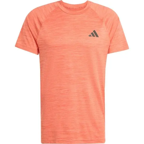 adidas adidas GYM+ TEE Мъжка спортна тениска, цвят сьомга, размер XXL