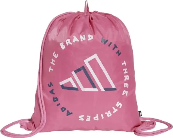 adidas adidas GYMSACK TAPE Мешка, розово, размер