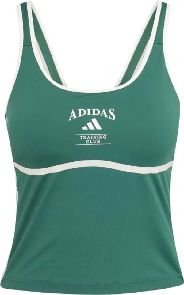 adidas adidas HERITAGE Дамски потник, тъмнозелено, размер