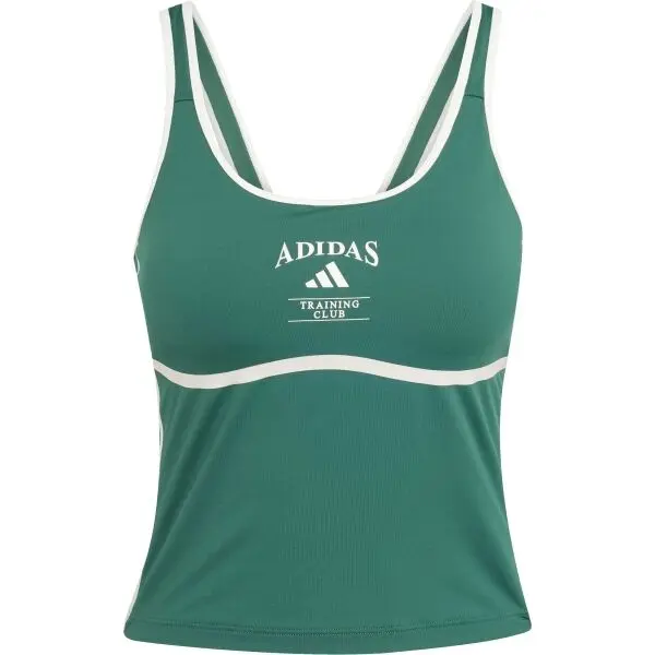 adidas adidas HERITAGE Дамски потник, тъмнозелено, размер