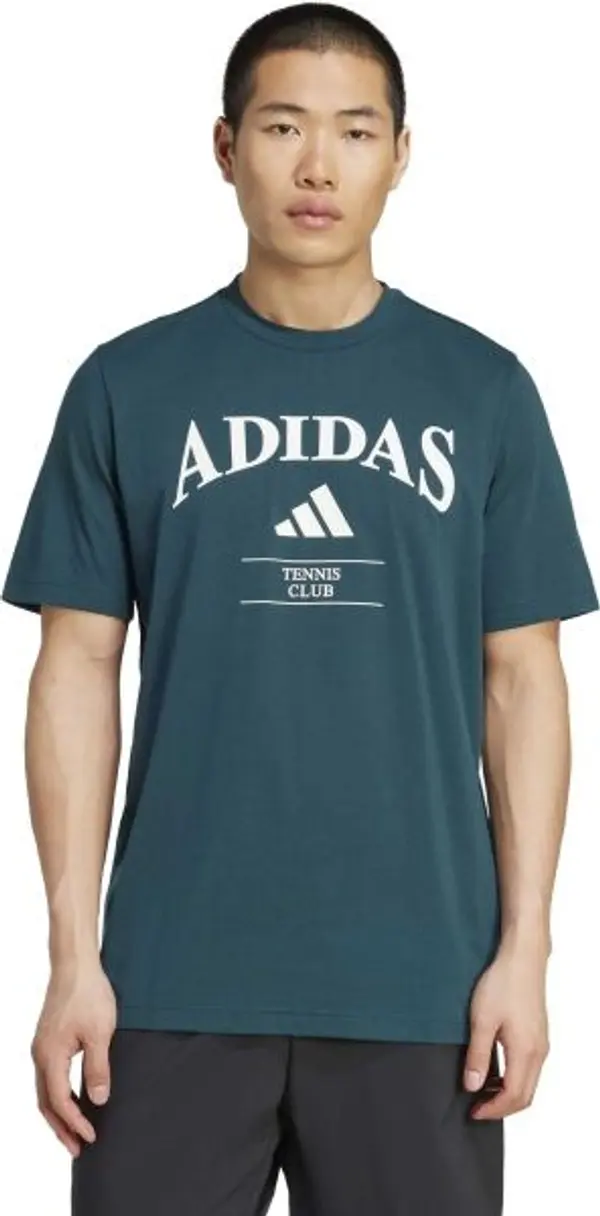 adidas adidas HERITAGE TNS G TEE Мъжка тениска, тъмнозелено, размер