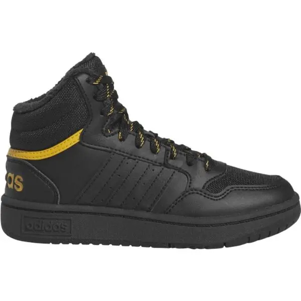 Adidas adidas HOOPS 3.0 MID K Момчешки високи кецове, черно, размер 36