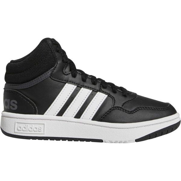 adidas adidas HOOPS 3.0 MID K Момчешки високи кецове, черно, размер 36