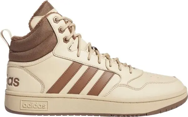adidas adidas HOOPS 3.0 MID WTR Мъжки кецове, бежово, размер 47 1/3