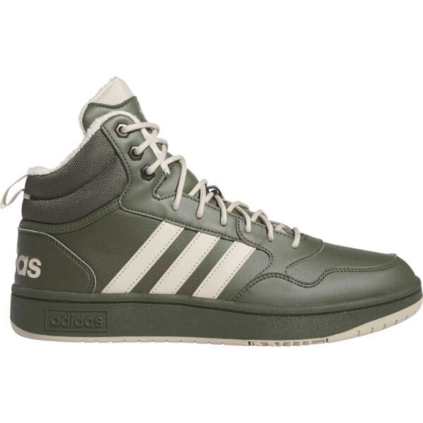 adidas adidas HOOPS 3.0 MID WTR Мъжки кецове, тъмнозелено, размер 42 2/3