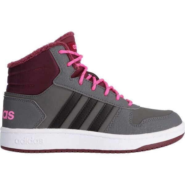 adidas adidas HOOPS MID 2.0 K Детски обувки за свободното време, сиво, размер 36 2/3