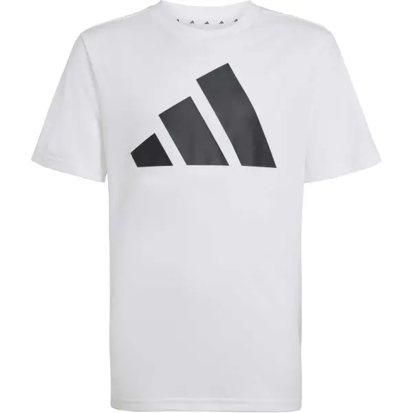 Adidas adidas J TRAIN ESSENTIALS BL TEE Детска тениска, бяло, размер