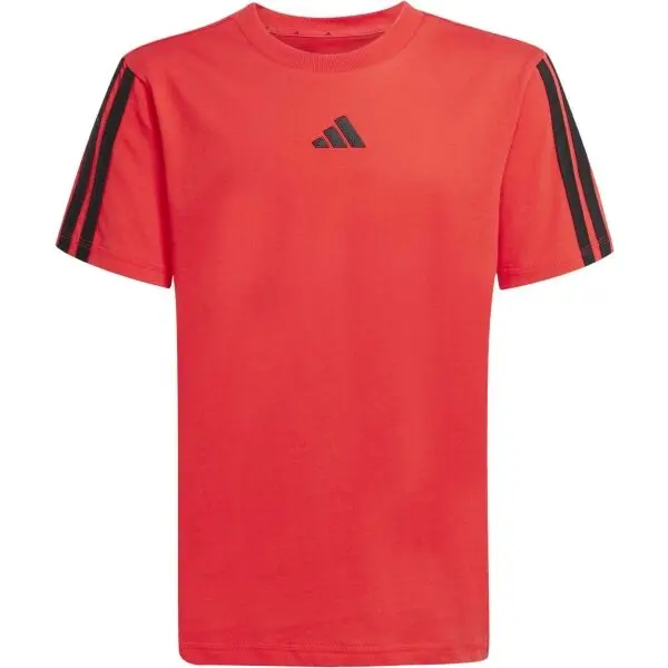 adidas adidas JERSEY ESSENTIALS LOGO KIDS Детската тениска за тренировки, червено, размер