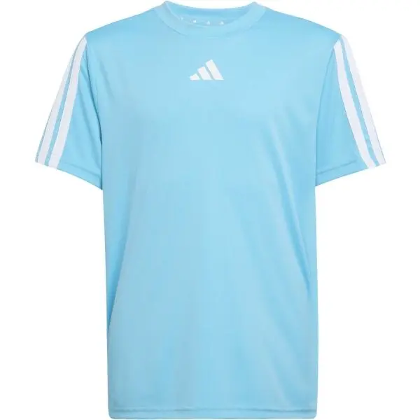 Adidas adidas JERSEY ESSENTIALS LOGO KIDS Детската тениска за тренировки, светлосиньо, размер