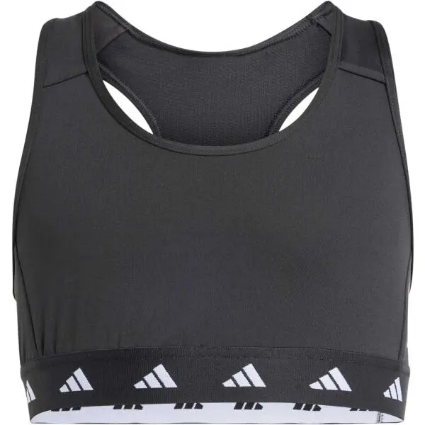 Adidas adidas JG POWER TF BRA Момичешки спортен сутиен, черно, размер