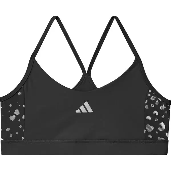 Adidas adidas JG TRAINING - ESSENTIALS GLAM BRA Спортно бюстие за момичета, черно, размер