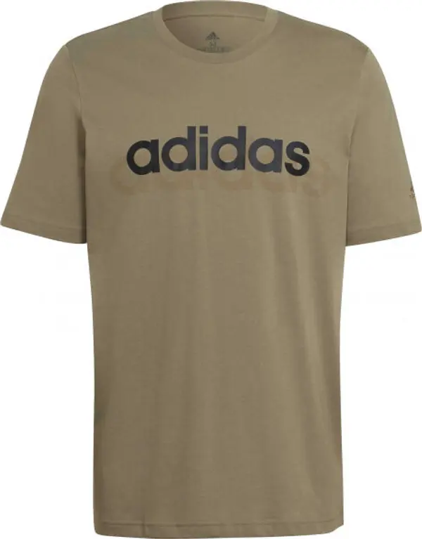 adidas adidas LIN SJ T Мъжка тениска, khaki, размер