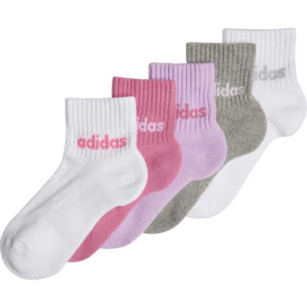 adidas adidas LINEAR ANKLE KIDS 5P Чорапи за момичета, микс, размер