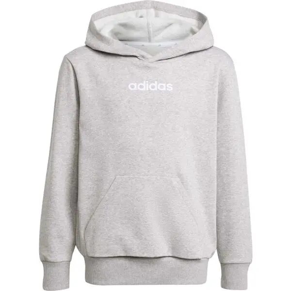 adidas adidas LINEAR FL HD J Детски суичър, сиво, размер
