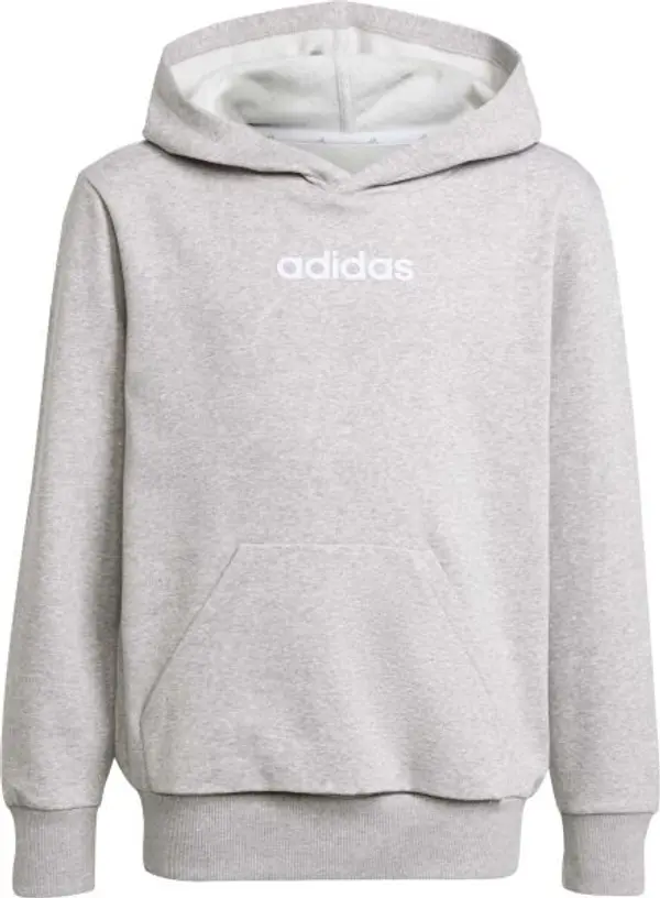 adidas adidas LINEAR FL HD J Детски суичър, сиво, размер