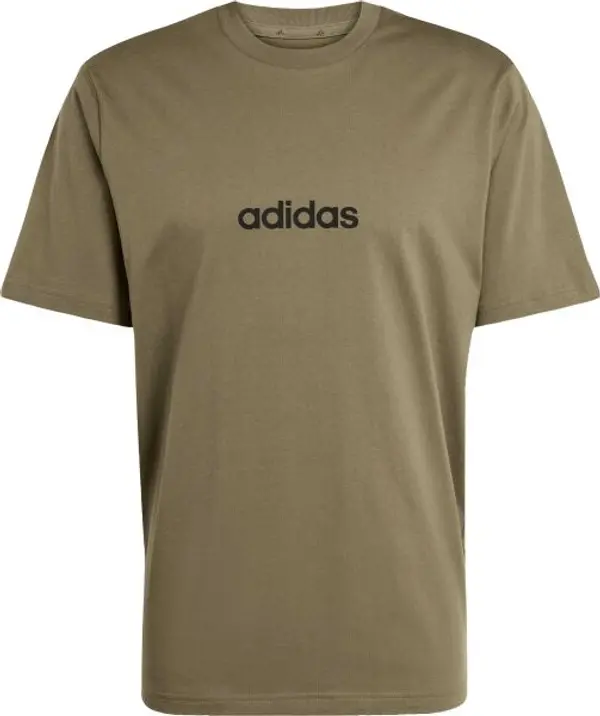 Adidas adidas LINEAR SJ TEE Мъжка тениска, khaki, размер