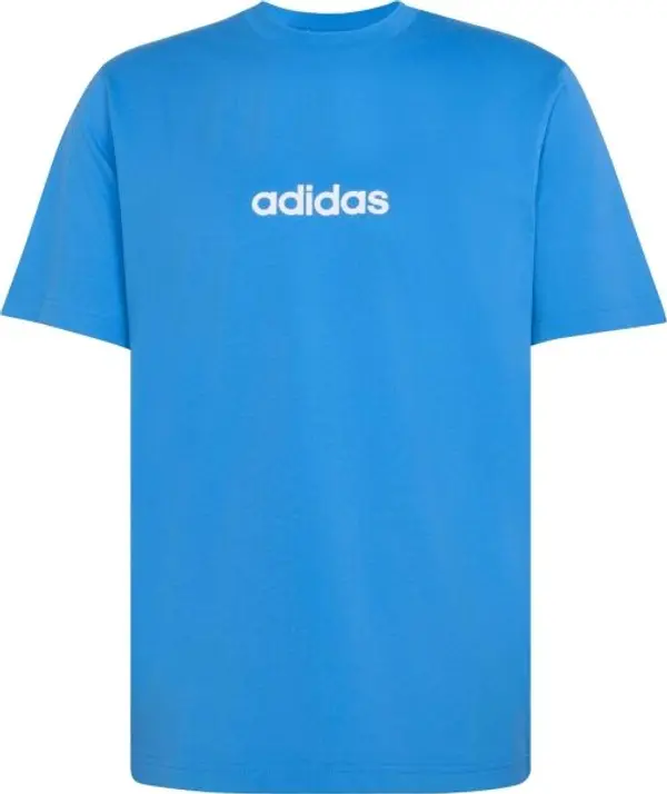 adidas adidas LINEAR SJ TEE Мъжка тениска, синьо, размер XXXL