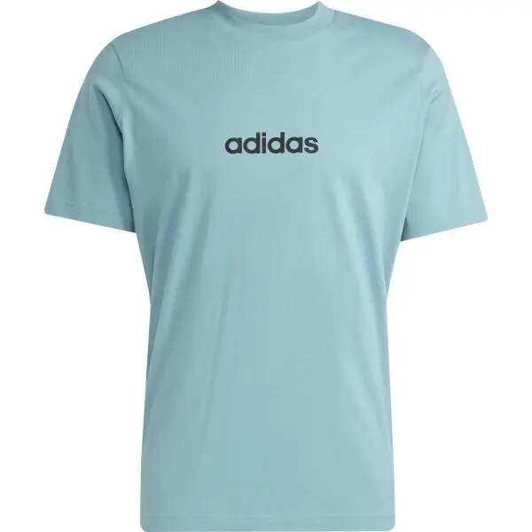 Adidas adidas LINEAR SJ TEE Мъжка тениска, тюркоазено, размер