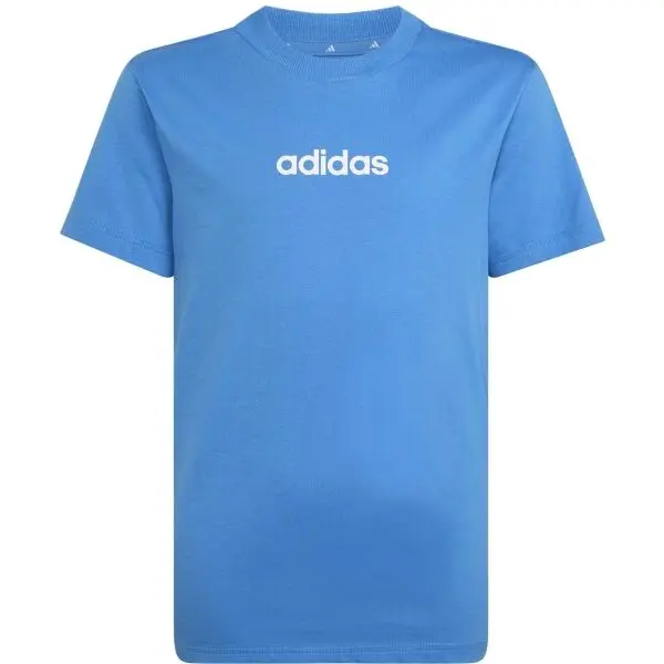 adidas adidas LINEAR TEE 160 J Детска тениска, синьо, размер